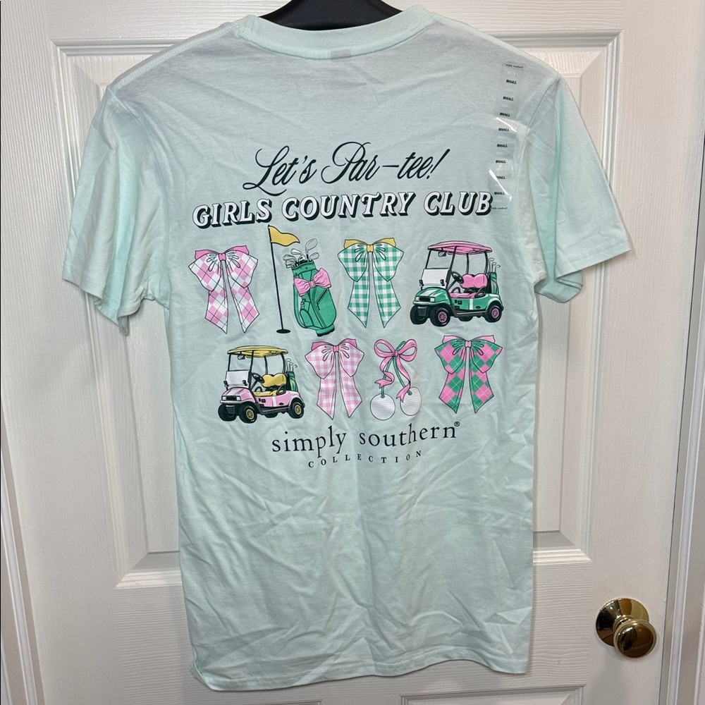 Simply Southern Country Club Tee - Mint (NWT)